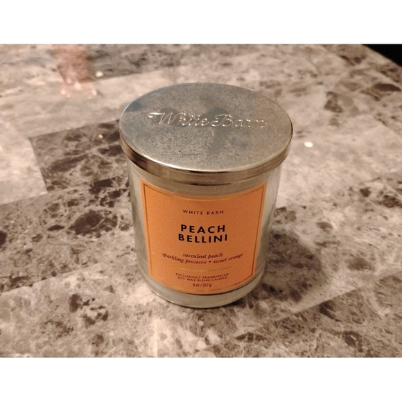 White Barn "Peach Bellini" Scented Candle - Picture 1 of 1
